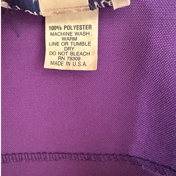 Vintage Ashley & Me Women’s Purple Lace neckline Button Up Dress Size 16 - Picture 13 of 15